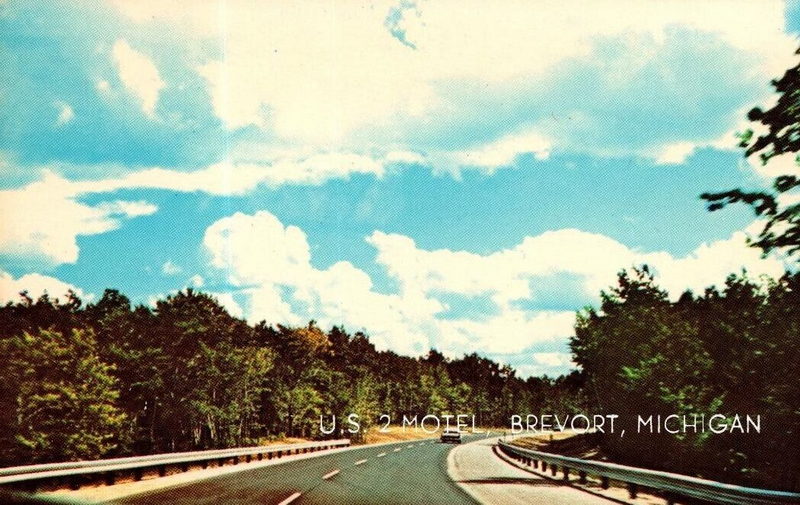 US-2 Motel - Vintage Postcard (newer photo)